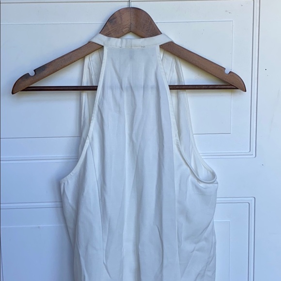 Anthropologie Drew Tibby Tie Front Top Ivory M - Picture 5 of 7